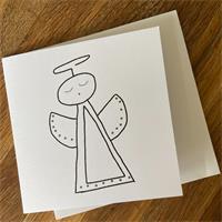 angel Christmas greeting card