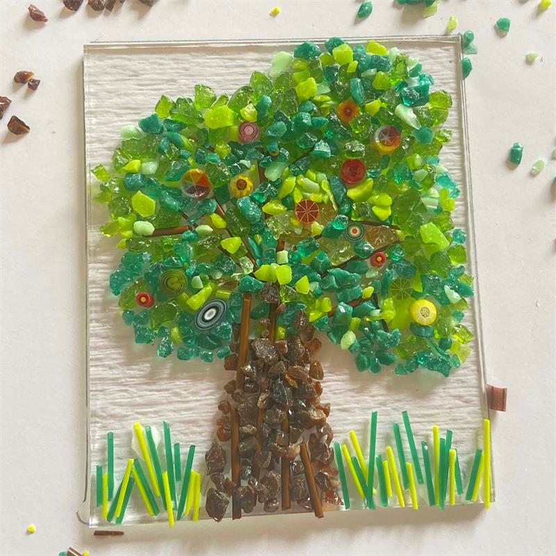 craft glass kit make at home tree picture 