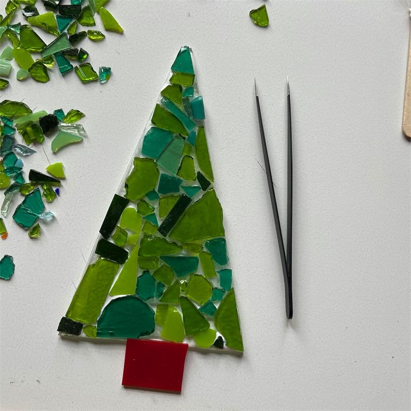 fused glass Christmas tree making kit 