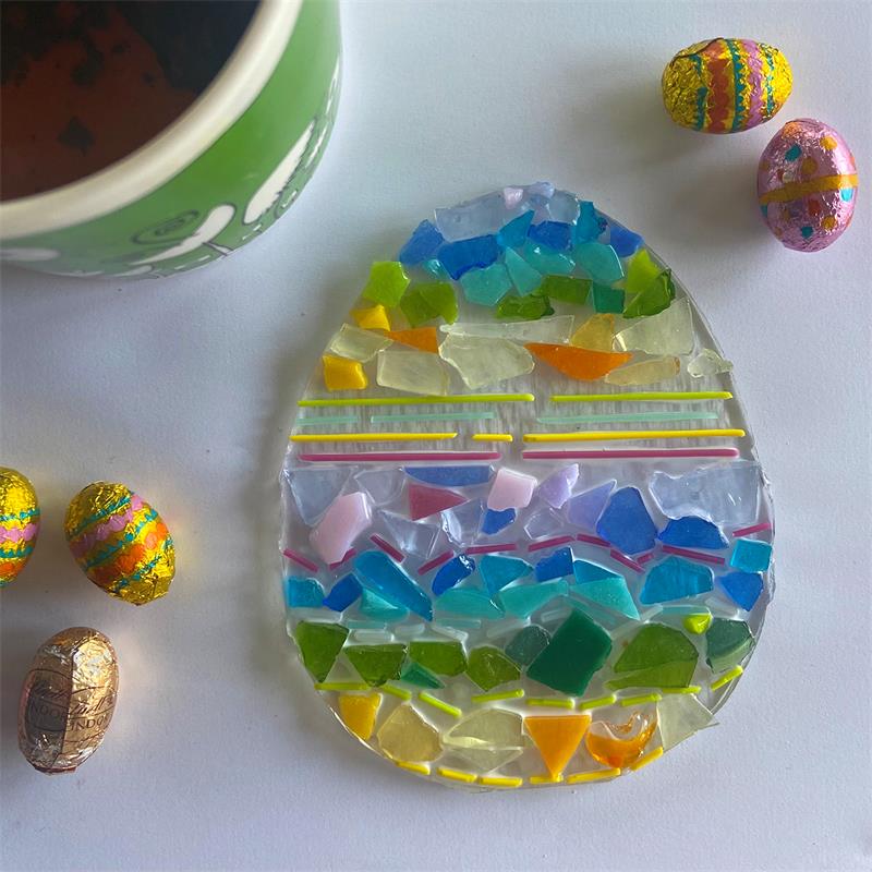 Easter egg glass fusing kit 