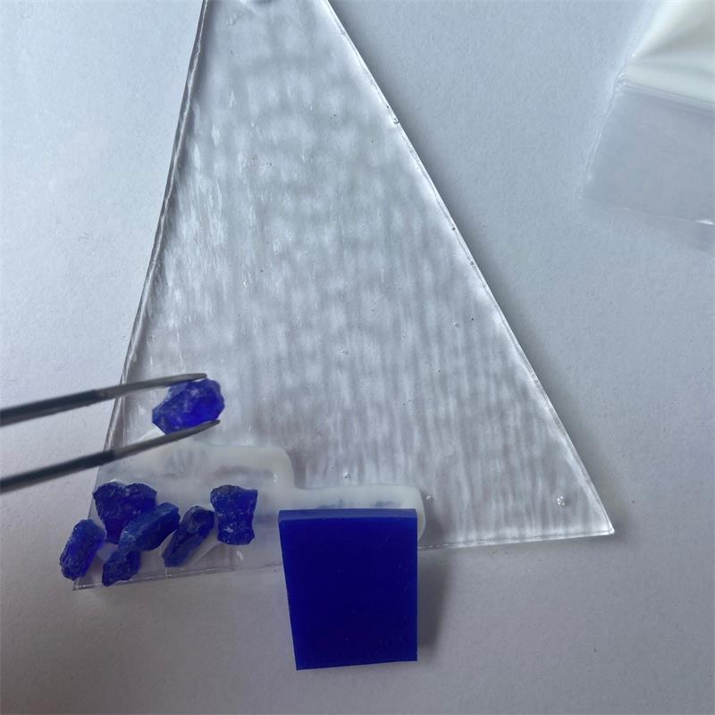 blue mini tree make at home glass fusing kit 