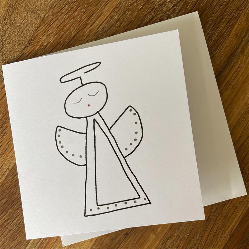 angel Christmas card